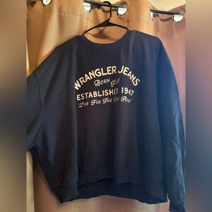 Wrangler Navy Blue Crewneck Sweater